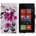 Design Sili-Cover til Lumia 920 - Purple Tulipan